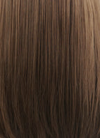 Chestnut Brown With Dark Roots Straight Synthetic Wig NS050