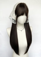 Brunette Straight Synthetic Hair Wig NS540