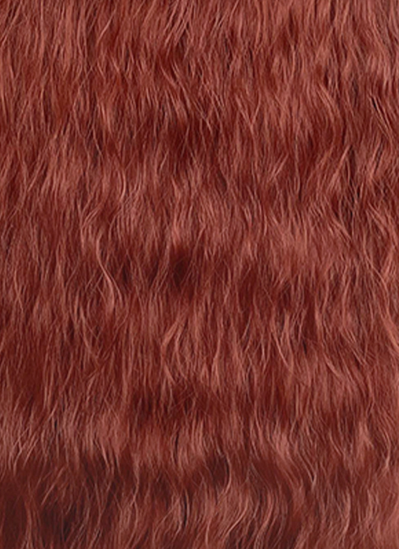 Auburn Curly Synthetic Hair Wig NS621