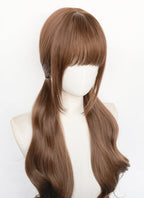 Brown Wavy Synthetic Hair Wig NS623A