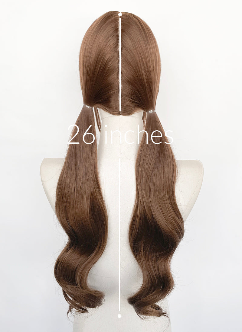 Brown Wavy Synthetic Hair Wig NS623A
