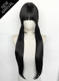 Black Straight Synthetic Hair Wig NS623
