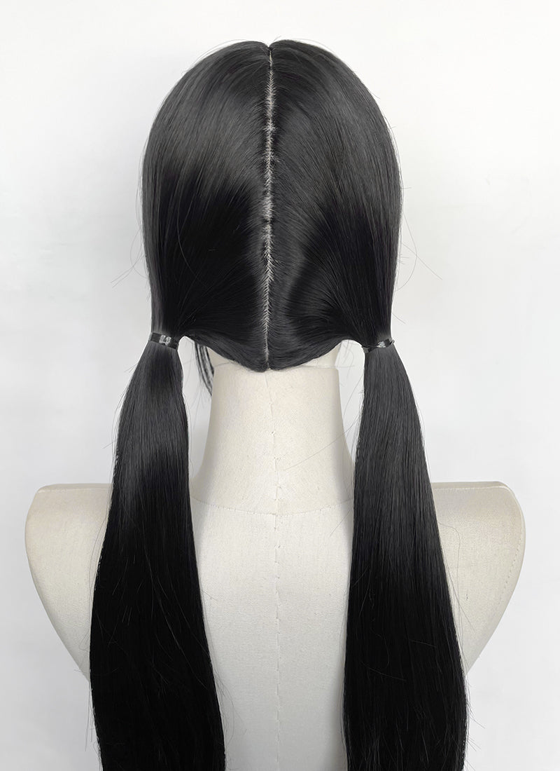 Black Straight Synthetic Hair Wig NS623