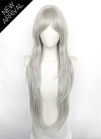 Silver Grey Straight Synthetic Hair Wig NS624