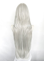 Silver Grey Straight Synthetic Hair Wig NS624
