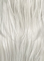 Silver Grey Straight Synthetic Hair Wig NS624