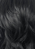 Mouthwashing Anya Black Wavy Synthetic Hair Wig TB1752A