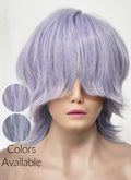 KPop Demon Hunters Saja Boys Mystery Pastel Purple Straight Synthetic Hair Wig TB1762