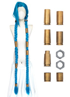 League of Legends Arcane Jinx 9-Piece 3D Printed Hair Accessories Set TD001