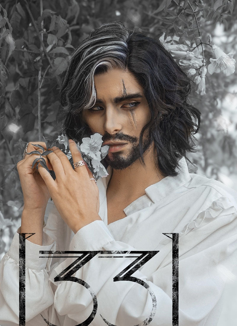 Men's cosplay wig for beard – tagged \, image size:800x1100