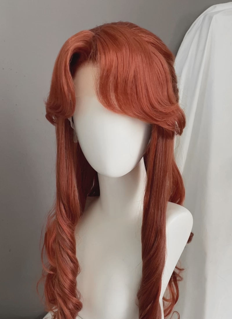 Castlevania Lenore Ginger Braided Lace Front Synthetic Wig LF6146