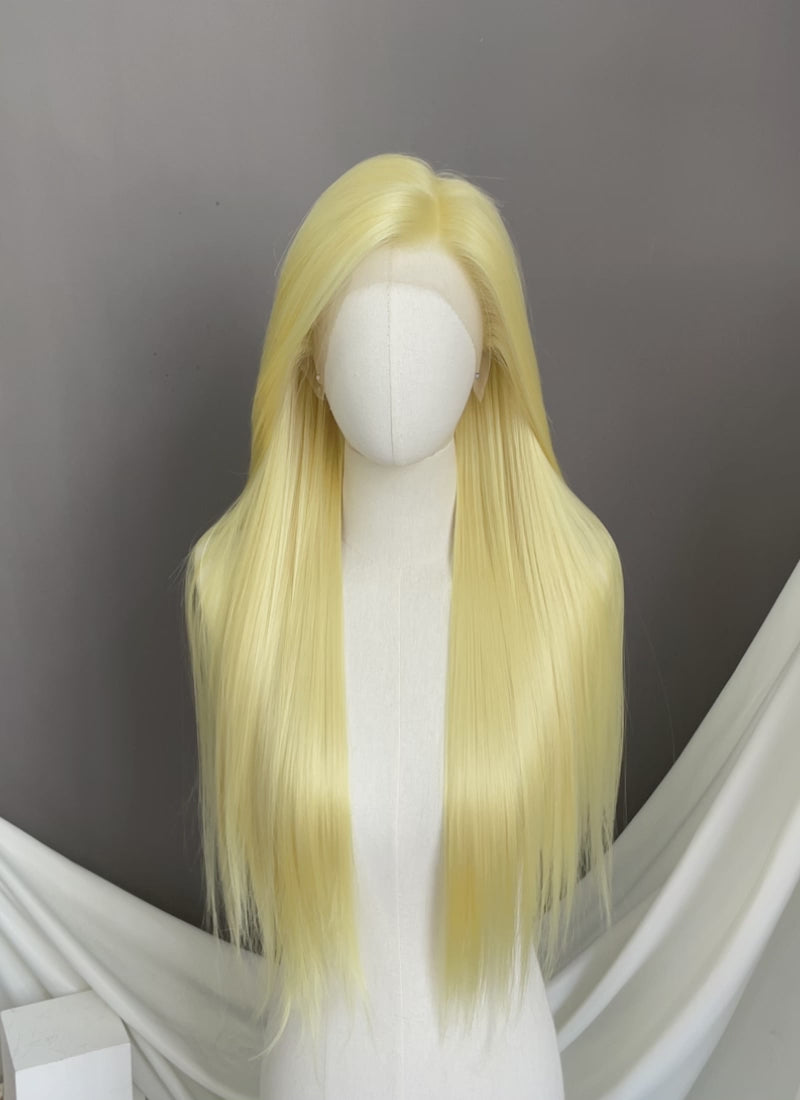 Blonde Straight Lace Front Synthetic Wig LW4058