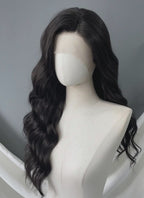 The Witcher 3 Yennefer of Vengerberg Natural Black Wavy Lace Front Synthetic Wig LF095A
