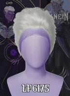 Critical Role Essek Thelyss White Straight Lace Front Synthetic Men's Wig LF6175