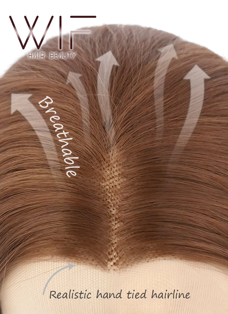 Straight White Lace Front Synthetic Wig LF387 - Wig Is Fashion Australia