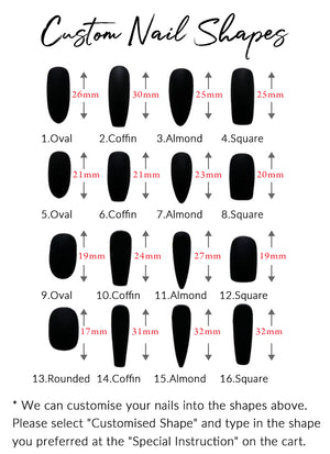 Stiletto Press-On Nails FN026