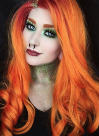 Wavy Mixed Orange Lace Front Synthetic Wig LF383 - Wig Is Fashion Australia