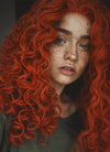 Ginger Spiral Curly Lace Front Synthetic Wig LF663J - Wig Is Fashion Australia