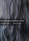 Dark Blue With Dark Roots Wavy Synthetic Wig NS054 - Wig Is Fashion Australia