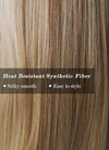 Ash Blonde Wavy Synthetic Wig NS061