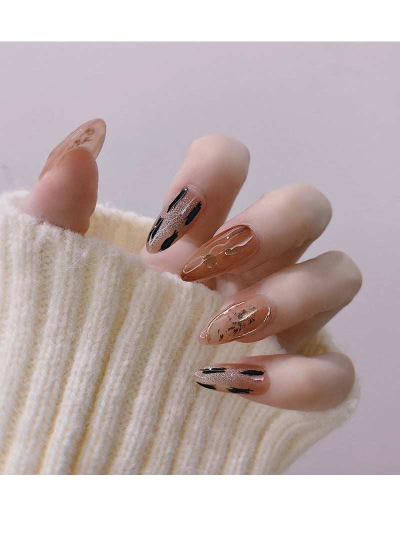 Almond Press-On Nails FN052