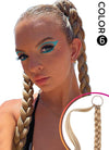 30" Festival Elastic Band Braid Synthetic Hair Ponytail Extension FP071