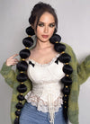 31" Festival Elastic Band Bubble Braid Synthetic Hair Ponytail Extension FP072