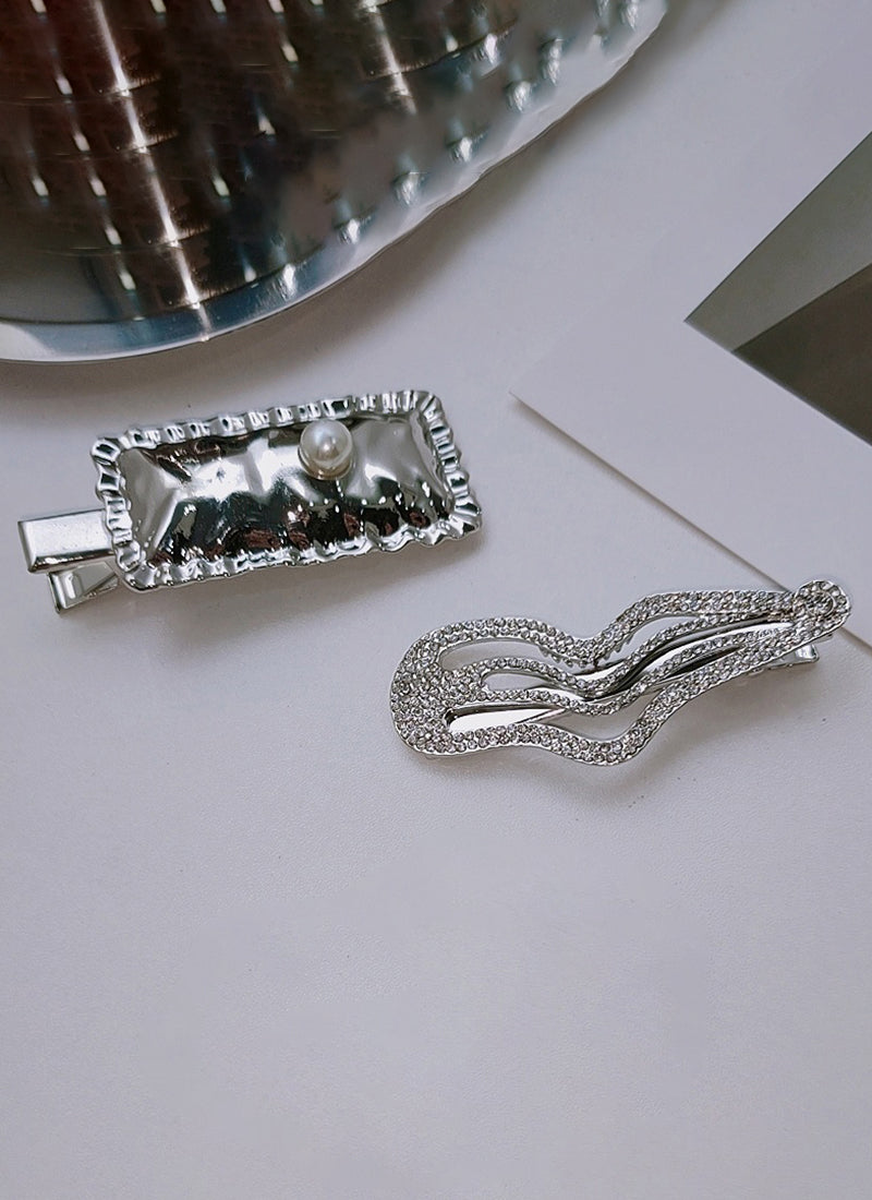 Rhinestone Decor Hair Clip