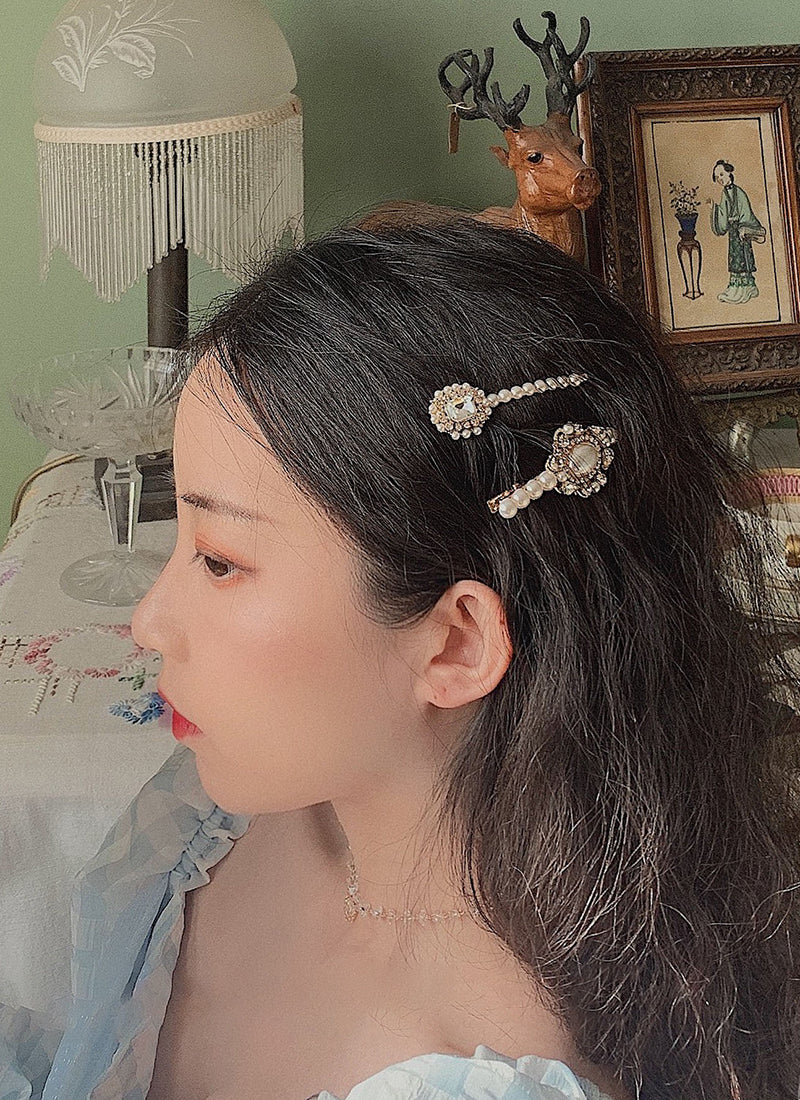 Faux Pearl Hair Clip