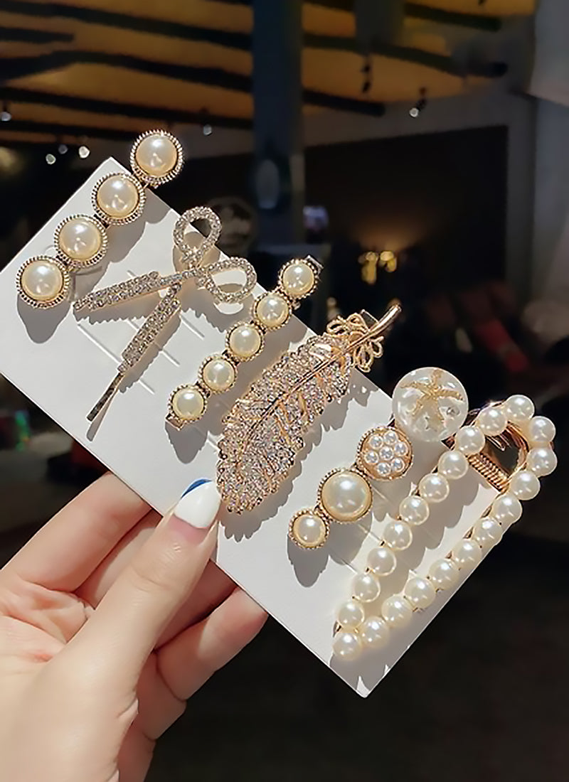 Rhinestone Decor Hair Clip