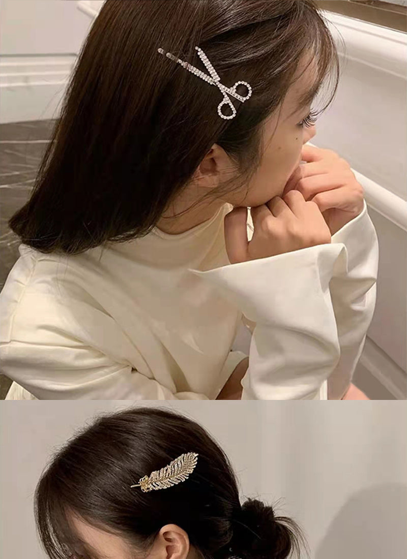 Rhinestone Decor Hair Clip