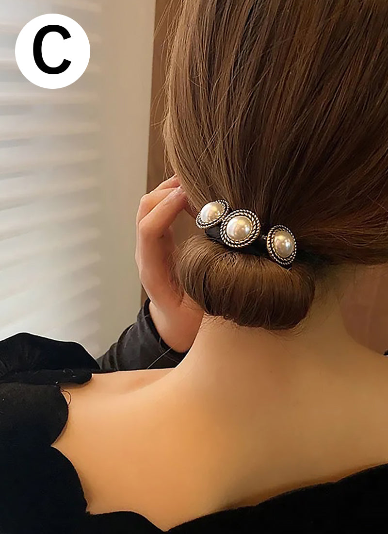 Faux Pearl Hair Tie