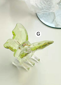 Clear Butterfly Hair Claw