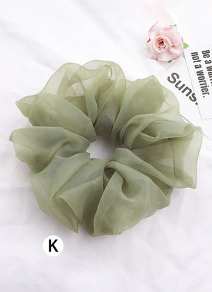 Minimalist Solid Scrunchie