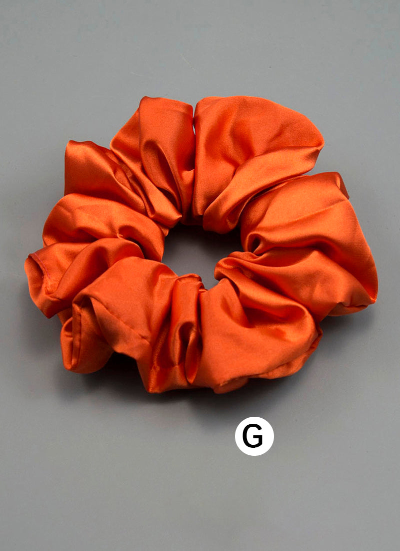 Plain Satin Scrunchie