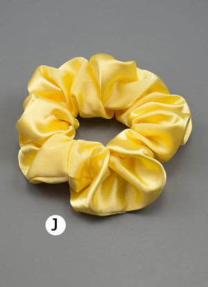 Plain Satin Scrunchie