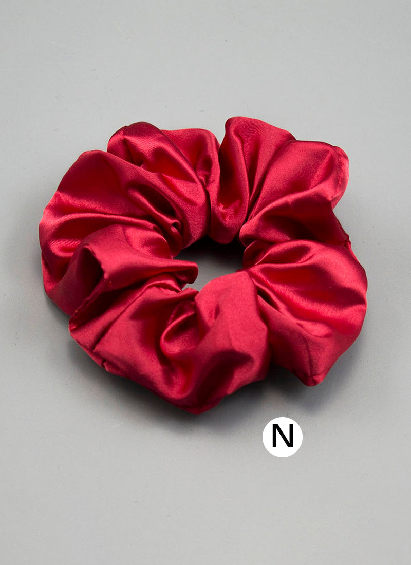 Plain Satin Scrunchie