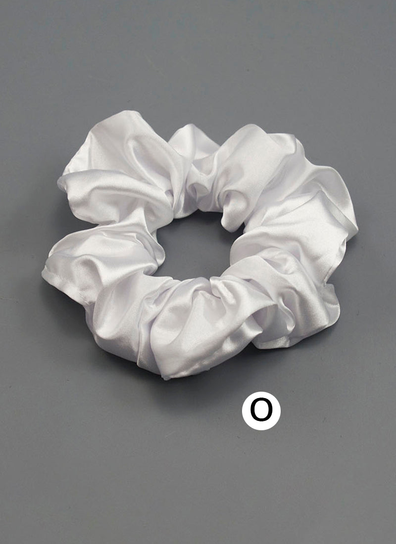 Plain Satin Scrunchie