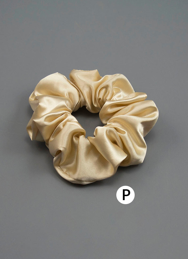 Plain Satin Scrunchie