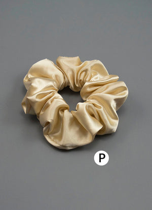 Plain Satin Scrunchie