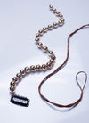 Gold Beads Strand Clip-on Hair Accessories HD001