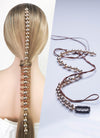 Gold Beads Strand Clip-on Hair Accessories HD001