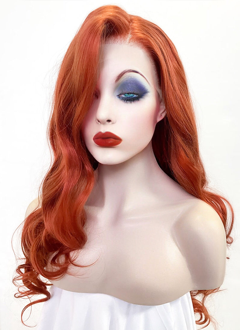 Disney Jessica Rabbit Ginger Wavy Lace Front Synthetic Wig LC735