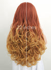 Light Auburn Yellow Blonde Ombre Wavy Lace Front Synthetic Wig LF085H - Wig Is Fashion Australia