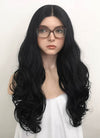 Stranger things Suzie Bingham Black Wavy Lace Front Synthetic Wig LF110A