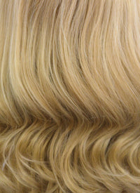 Wavy Golden Blonde Lace Front Synthetic Wig LF119 - Wig Is Fashion Australia