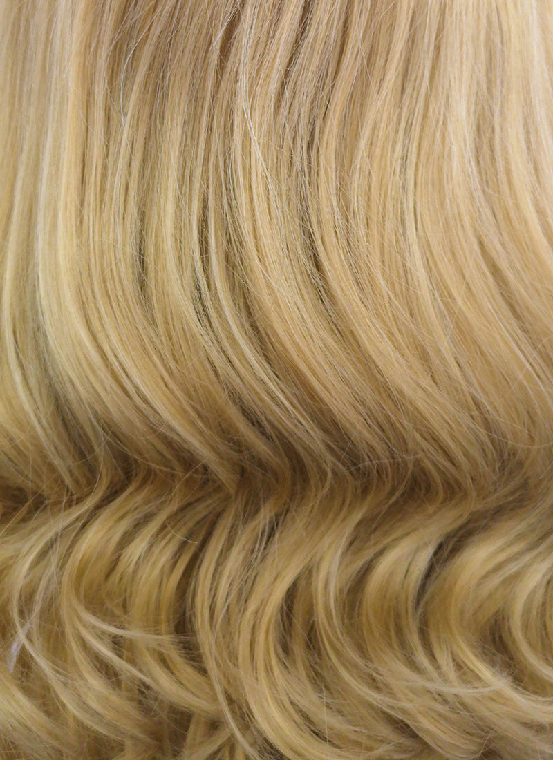 Wavy Golden Blonde Lace Front Synthetic Wig LF119 - Wig Is Fashion Australia