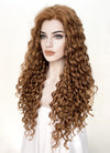 Brown Curly Lace Front Synthetic Wig LF1311