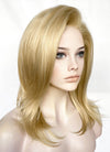 Golden Blonde Straight Lace Front Synthetic Wig LF1320