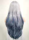 Pastel Two Tone Grey Wavy Lace Front Synthetic Wig LF1517 - Wig Is Fashion Australia